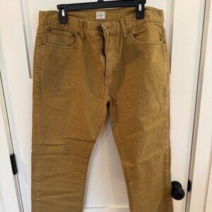 Lucky Brand Men's Vintage Slim Straight Jean Size 34/30 Tan